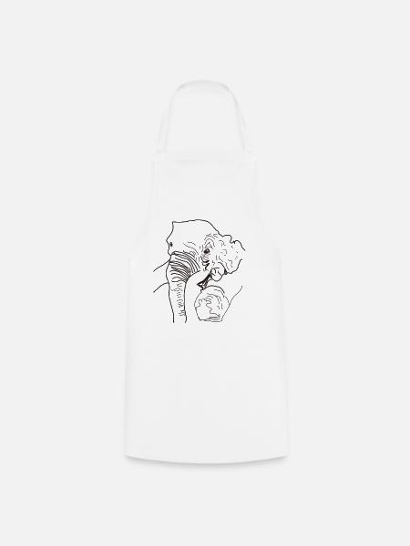 Elefant gefunden Thailand  - Kochschürze - Weiß