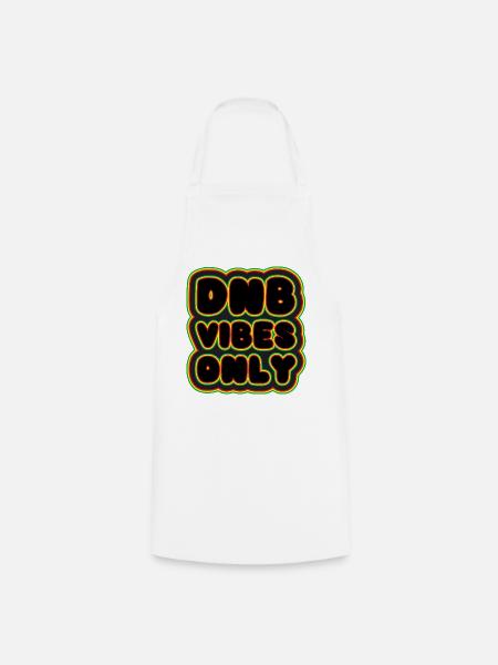DNB Vibes Nur Neon - Kochschürze - Weiß