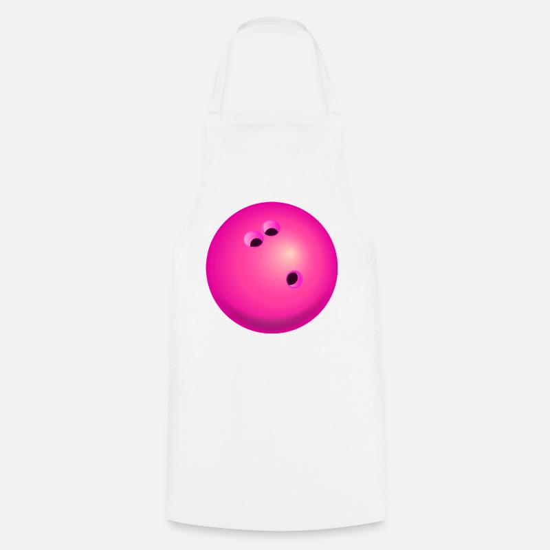 Bowling, bowling, bowling 🎶 - Tablier de cuisine - blanc