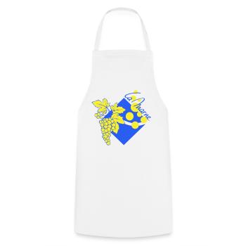 Logo revisited the Marne - Cooking Apron - white - Front - AI Model Male 185 dark (185cm)