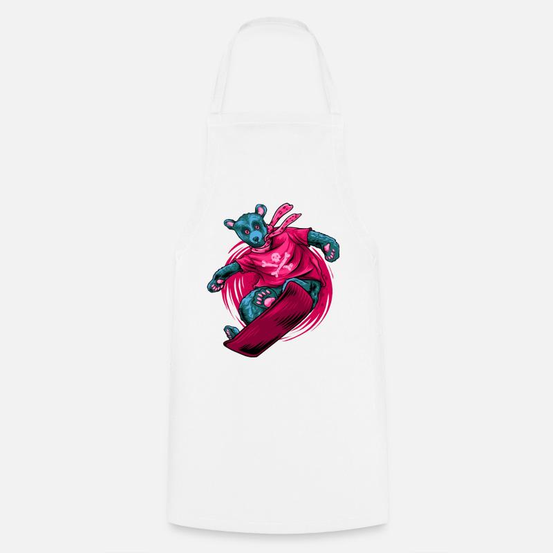 Ours des neiges - Tablier de cuisine - blanc