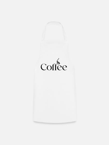 Coffee - Kochschürze - Weiß