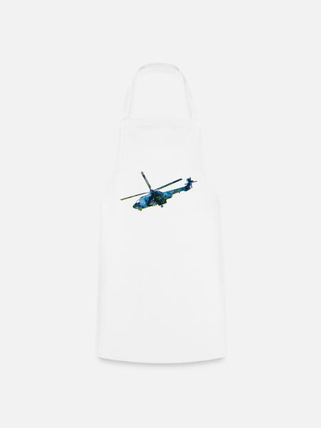 Helikopter Heli - Kochschürze - Weiß