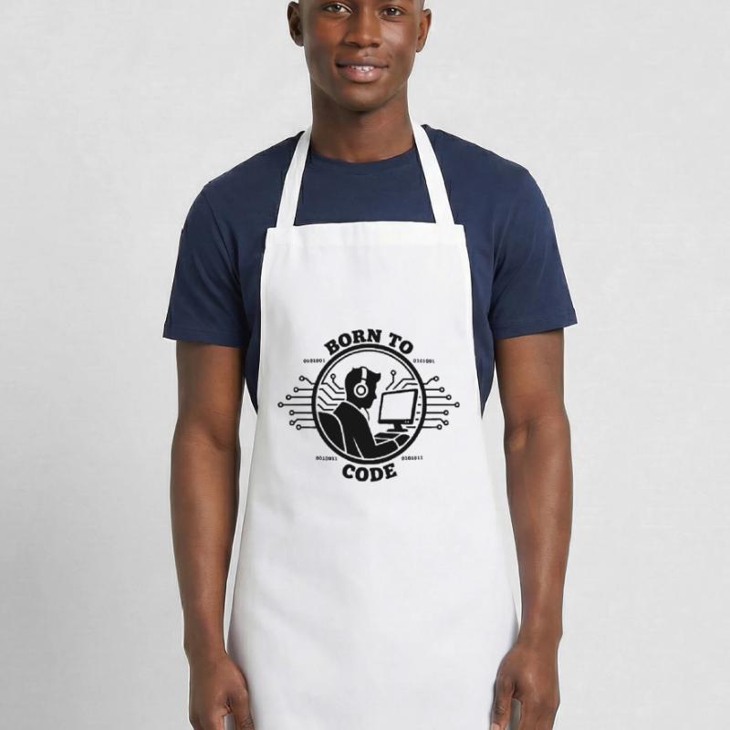 Codeur né pour coder Programmeur Tablier de cuisine