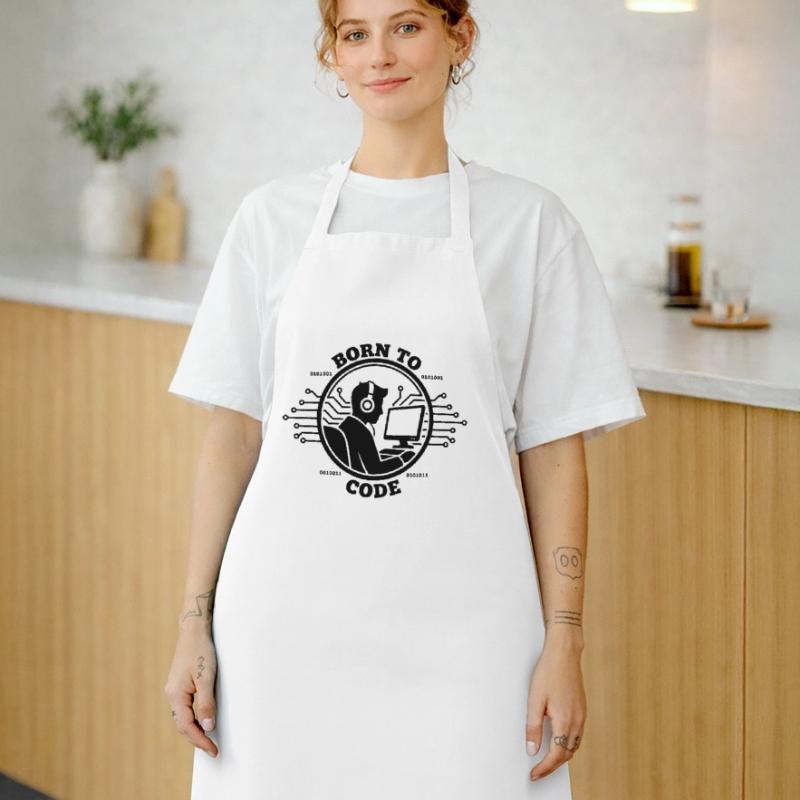 Codeur né pour coder Programmeur Tablier de cuisine