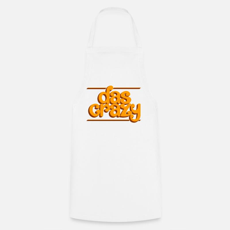 Das crazy - Kochschürze - Weiß
