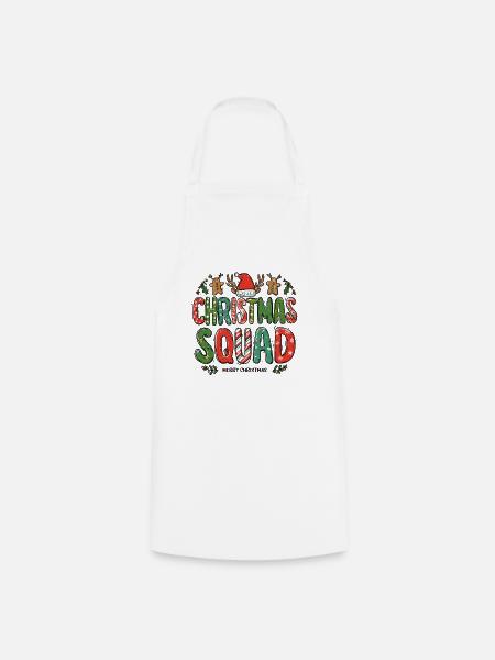 Weihnachts Squad - Kochschürze - Weiß