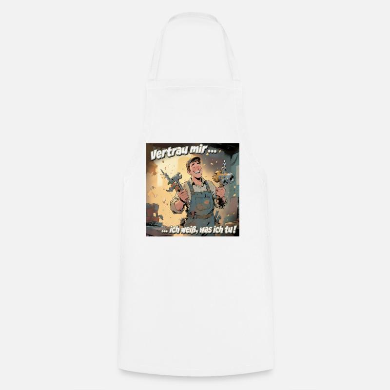 Trust me, I know what I'm doing! - Cooking Apron - white