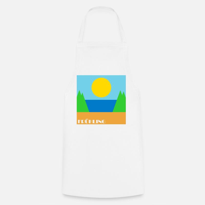 Source - Tablier de cuisine - blanc