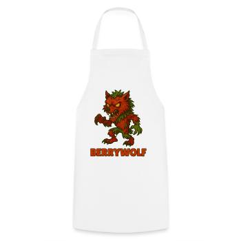Monstre végétal drôle – Halloween Fun - Tablier de cuisine - blanc - Devant - AI Model Male 185 dark (185cm)