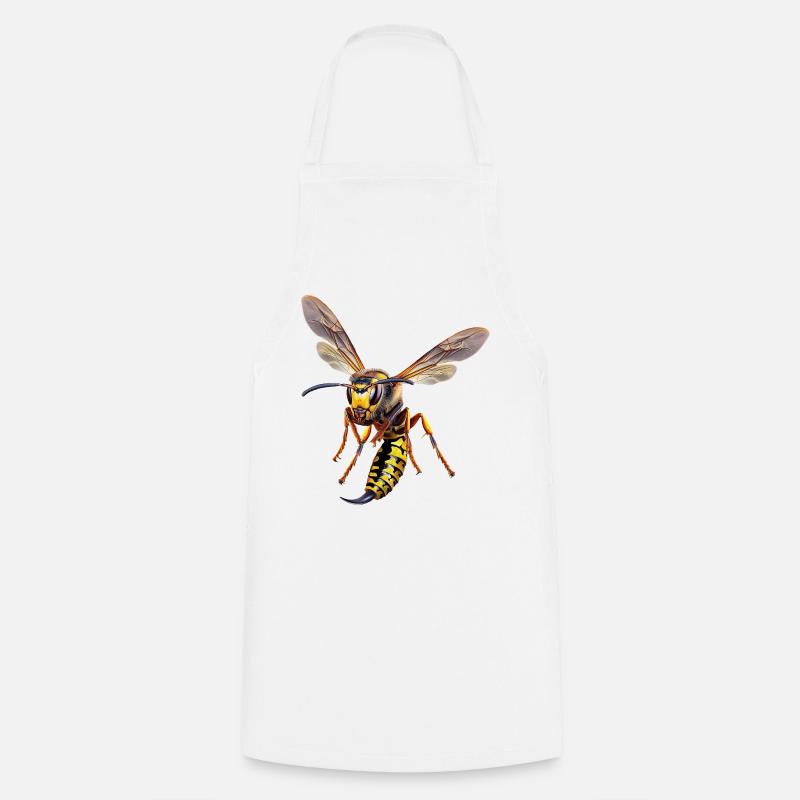 German wasp - Cooking Apron - white