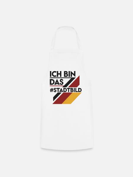 Ich Bin Das Stadtbild Politisches Statement - Kochschürze - Weiß