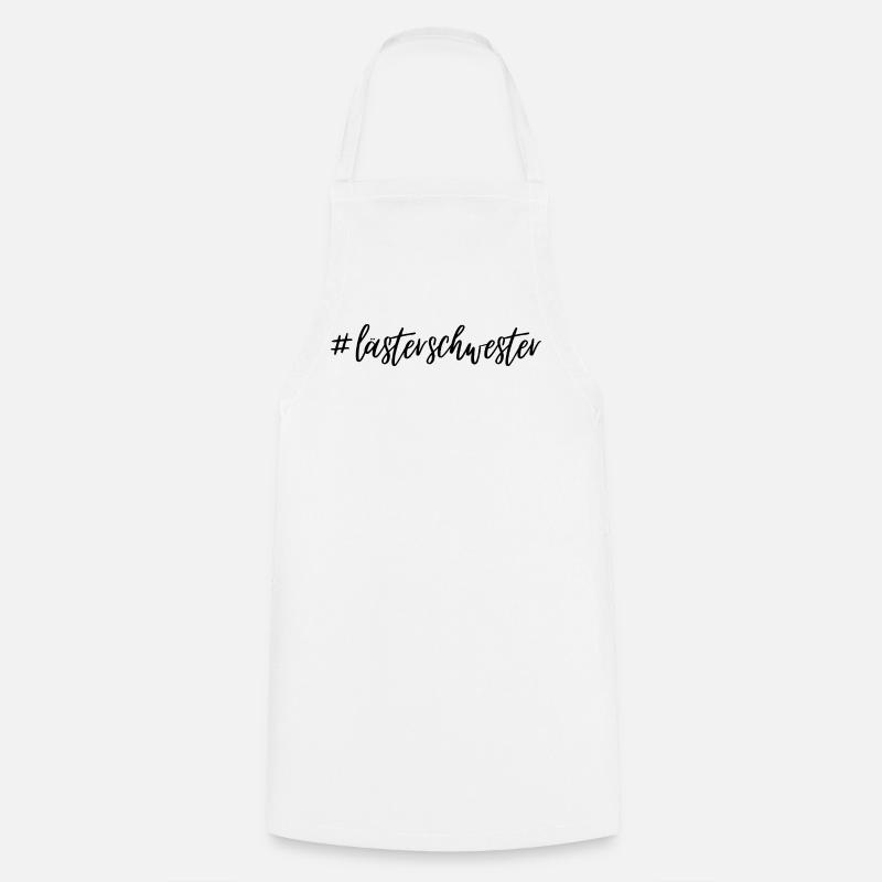 #Lästerschwester - Cooking Apron - white