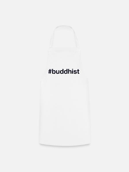 Buddhist Buddhism Buddhismus - Kochschürze - Weiß