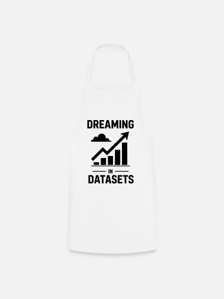 Datenanalyst Spruch Lustiges Datenanalyst Geschenk - Kochschürze - Weiß