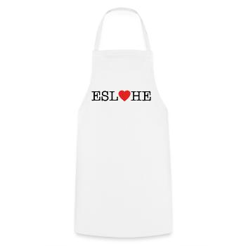 Eslohe - Tablier de cuisine - blanc - Devant - AI Model Male 185 dark (185cm)