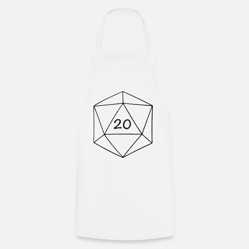 D20 - Kochschürze - Weiß