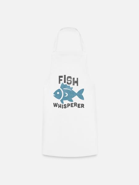 fish whisperer - Kochschürze - Weiß