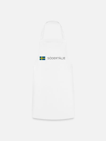 Sweden Flag - Södertälje - Sverige - Schweden - Kochschürze - Weiß