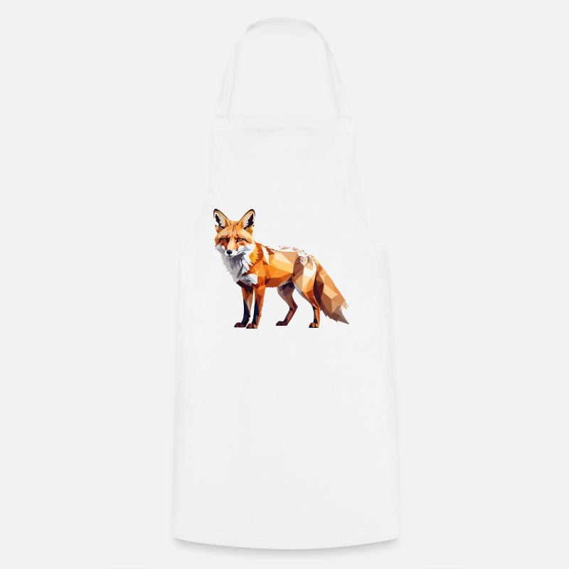 Fox1 - Cooking Apron - white