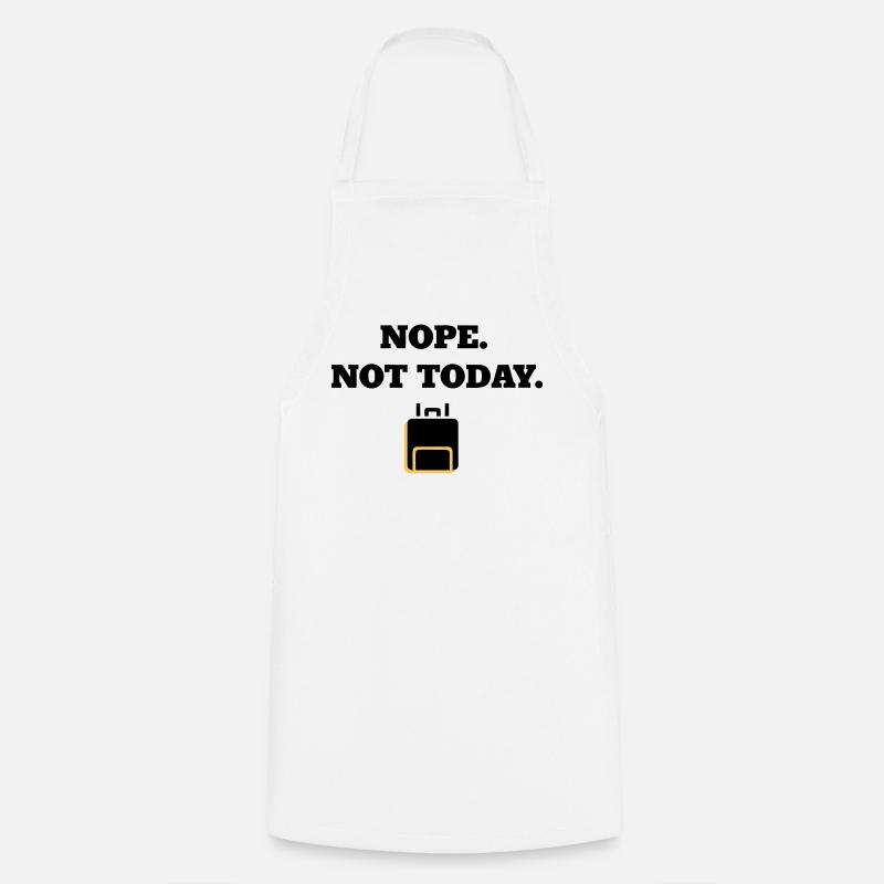 Golden Lounge Line - Cooking Apron - white
