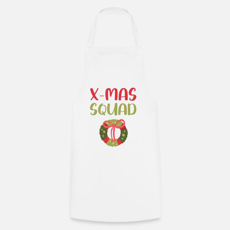 X-Mas Squad - Kochschürze - Weiß