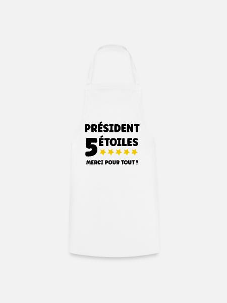 Präsident - Kochschürze - Weiß