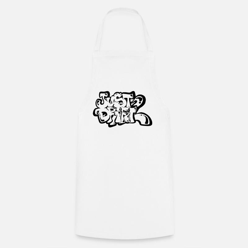 Juste Drift 02 - Tablier de cuisine - blanc