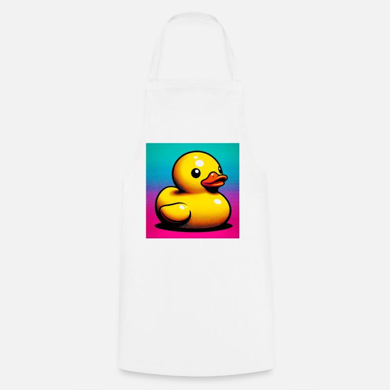 Duckling Duck Duck Duck - Cooking Apron - white