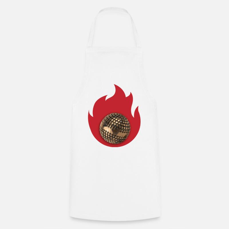 Petanque Fire - Tablier de cuisine - blanc