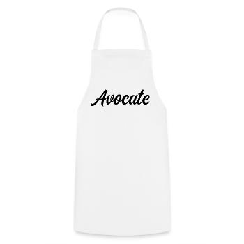 Lawyer Law Justice Court Bar Defence - Cooking Apron - white - Front - AI Model Male 185 dark (185cm)
