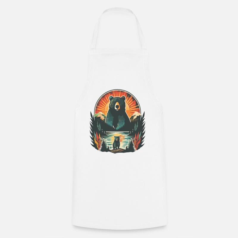 Sunrise Bear Waldsee - Cooking Apron - white