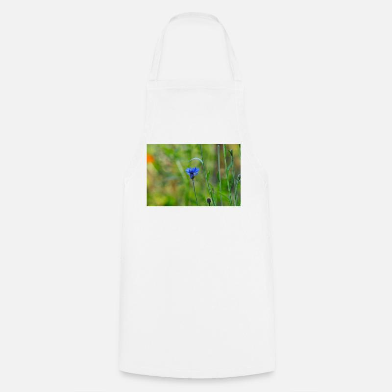 Bleuet - Tablier de cuisine - blanc