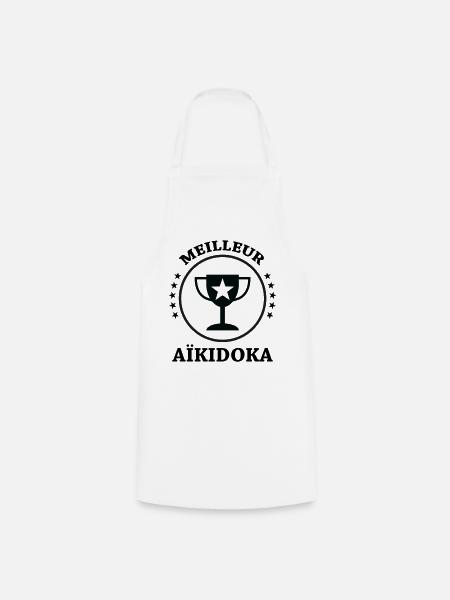 Bestes Aikido – Aikido - Kochschürze - Weiß