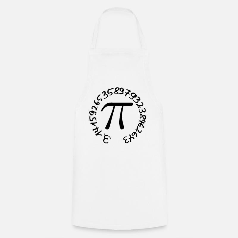 Pi - Tablier de cuisine - blanc
