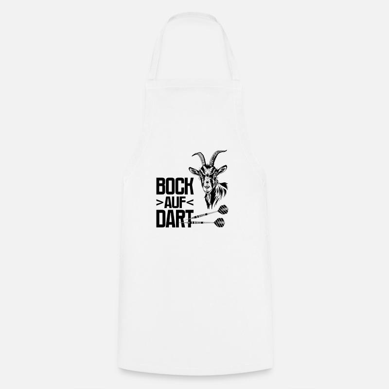 Bock_Auf_DART - Tablier de cuisine - blanc