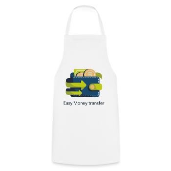 Cash Flow Wallet Icon - Cooking Apron - white - Front - AI Model Male 185 dark (185cm)
