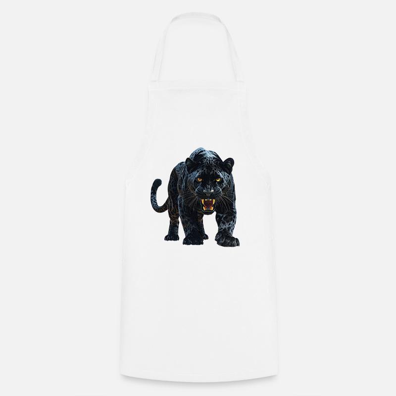 Panthère - Tablier de cuisine - blanc
