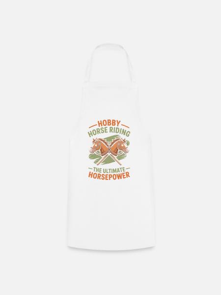 Hobby Horsing Steckenpferd - Kochschürze - Weiß