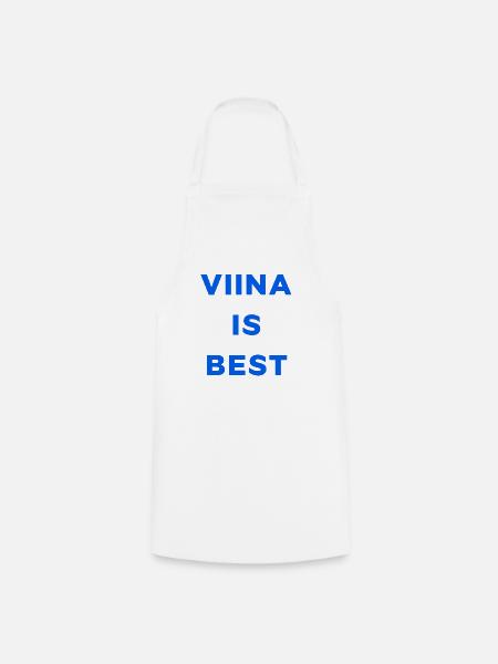 WODKA IST AM BESTEN - Kochschürze - Weiß