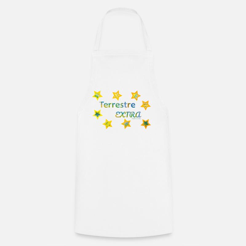 Terrestre Extra - Tablier de cuisine - blanc