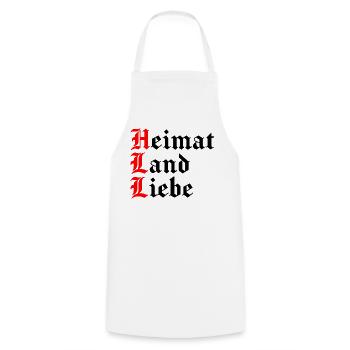 Home Country Dear Proud German Patriot - Cooking Apron - white - Front - AI Model Male 185 dark (185cm)