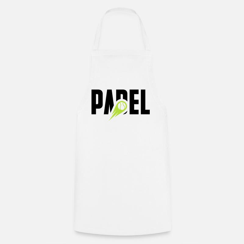 Padel - Tablier de cuisine - blanc