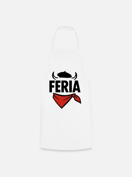Feria – Baskenland - Kochschürze - Weiß