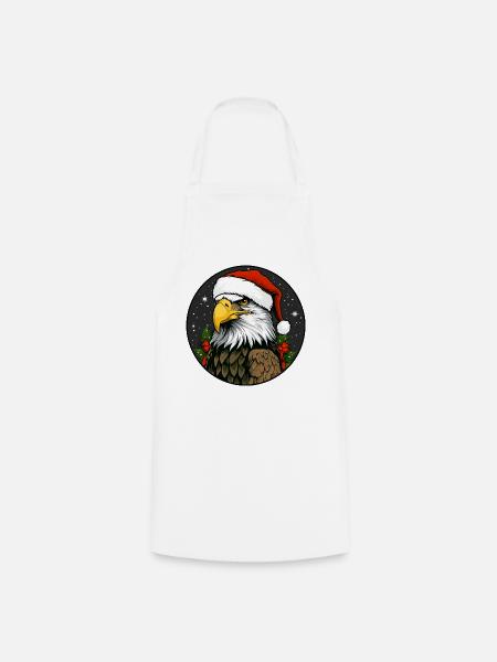 Adler Weihnachten - Kochschürze - Weiß