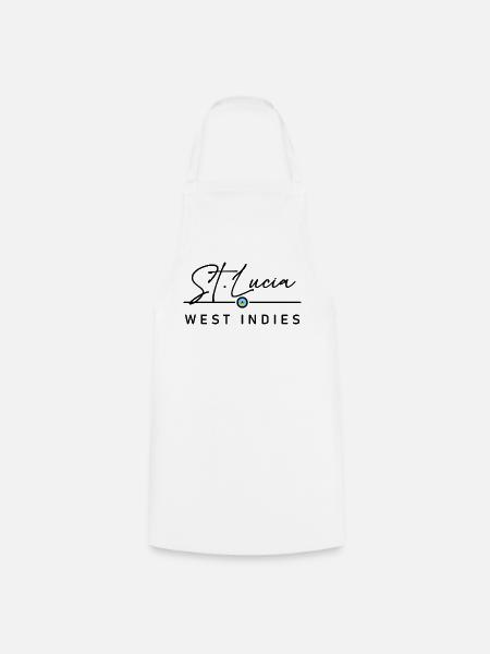 St. Lucia - West Indies - Karibik - Kochschürze - Weiß