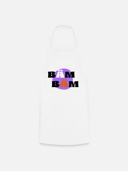 BÄM, BÄM - Kochschürze - Weiß