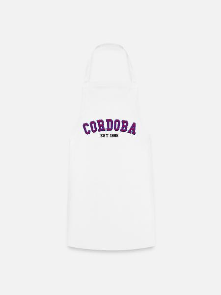 Córdoba, gegründet 1985 - Kochschürze - Weiß