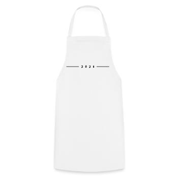 2026 Line - Cooking Apron - white - Front - AI Model Male 185 dark (185cm)