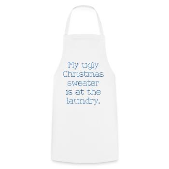 Christmas Christmas - Cooking Apron - white - Front - AI Model Male 185 dark (185cm)